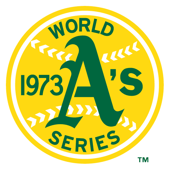 Oakland Athletics 1973 Special Event Logo vinyl decal